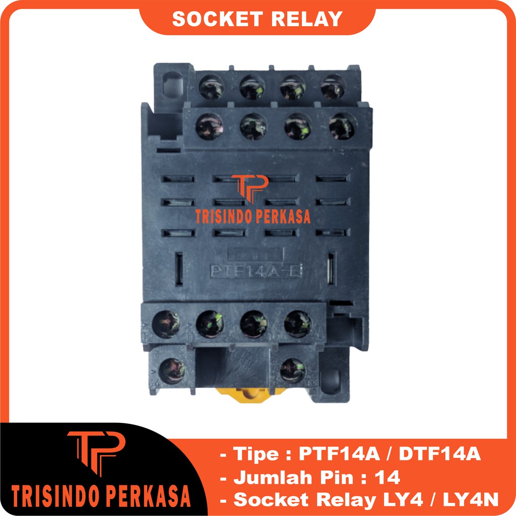 SOCKET RELAY LY4/LY4N PTF 14A 14pin