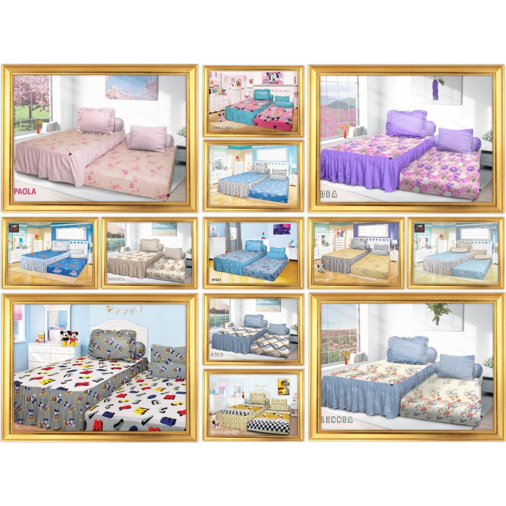 SPREI MY LOVE KASUR SORONG DUO 2IN1 SINGLE 100X200 / 90X200