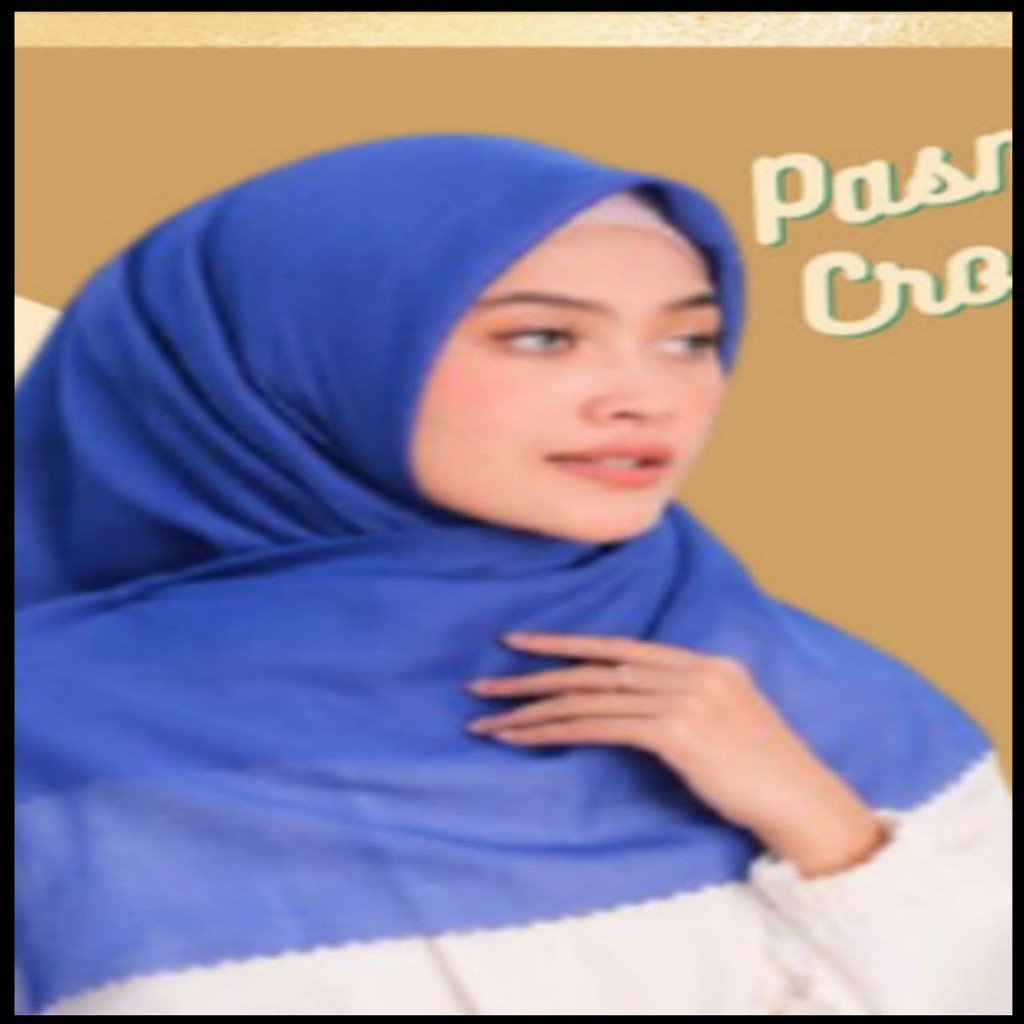 TURUN HARGA !! HIJAB BELLA LASERCUT / KERUDUNG BELLA LASERCUT / JILBAB KEKINIAN DAN TERHITS-biru elecktrik