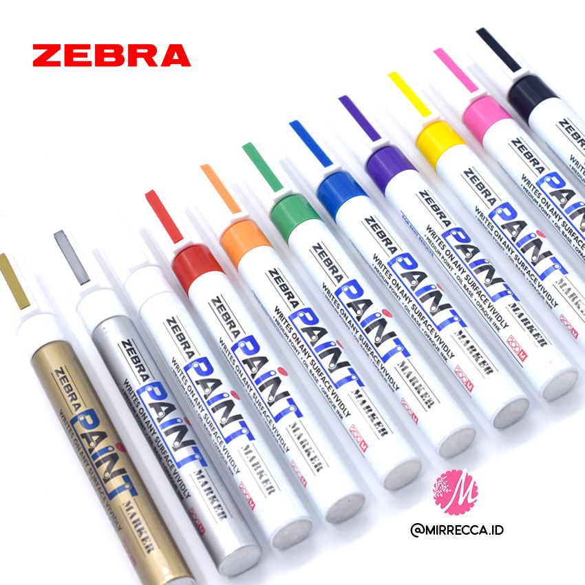 

ZEBRA PAINT MARKER MEDIUM POINT 200MZ WATERPROOF SPIDOL SERBA GUNA