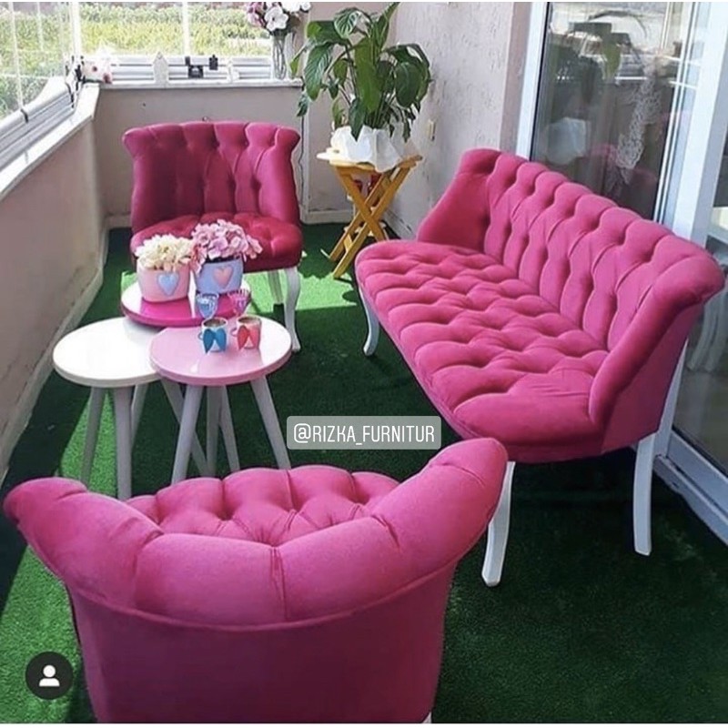 Kursi shabby / Sofa shaby / Sofa tamu