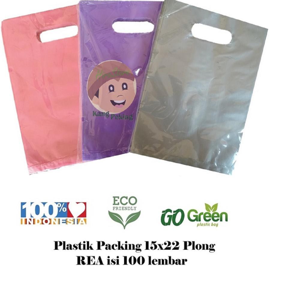 

Paling Disukai.. Plastik packing olshop 15x22 REAPlong isi 100 lembar plastik handle ouval