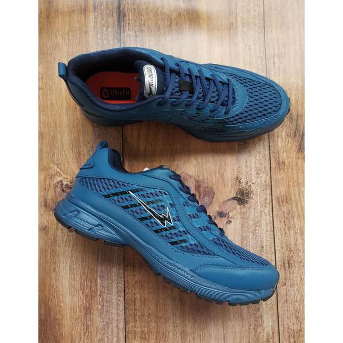IHOT SALEl Sepatu Running Pria Sepatu Olahraga Lari Eagle CHAMELEON for Men - Biru Tua Putih, 37