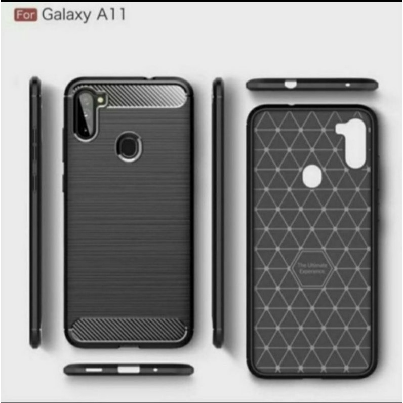 Samsung A11 M11 soft case silikon carbon