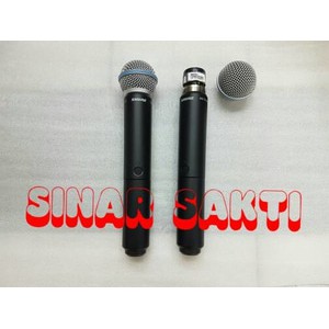 Murah Mic wireless Shure BLX 288/Beta 58 ( Handheld ) ORIGINAL