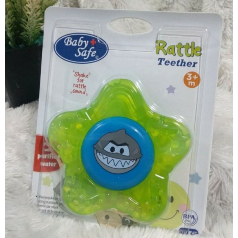 Baby Safe Rattle Teether / Mainan gigitan anak Teether Babysafe