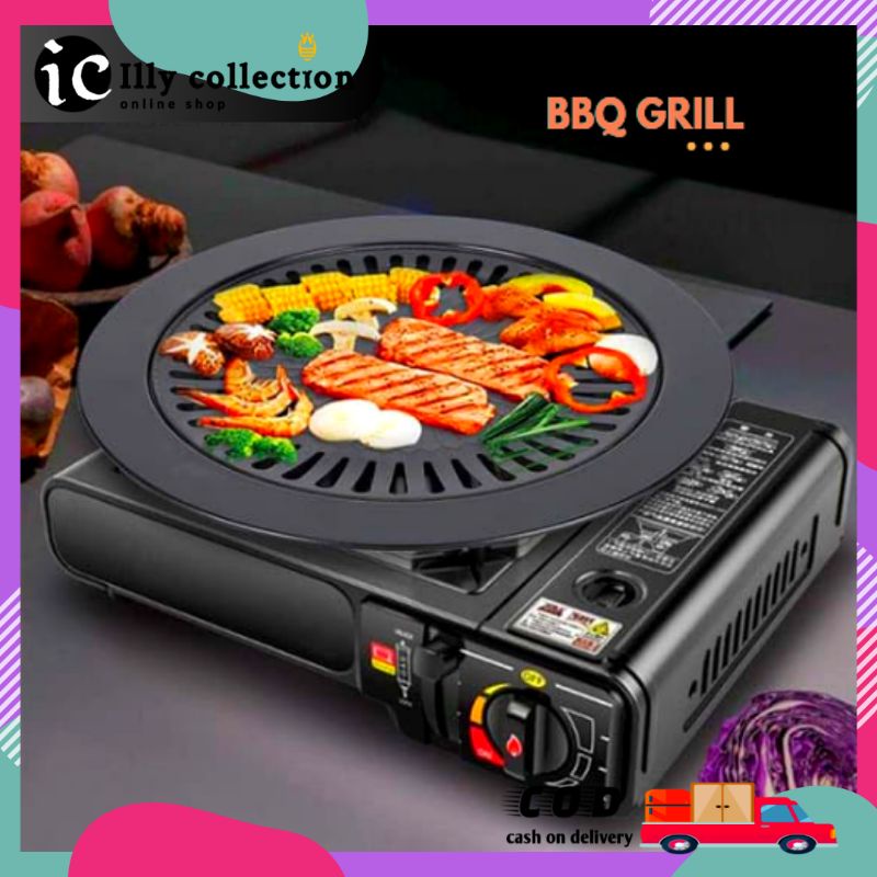 Panggangan Barbeque Grill Plate Smokeless Anti Lengket 32 cm