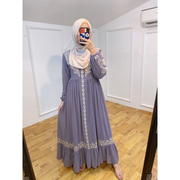 Gamis Dress Pandora Bordir