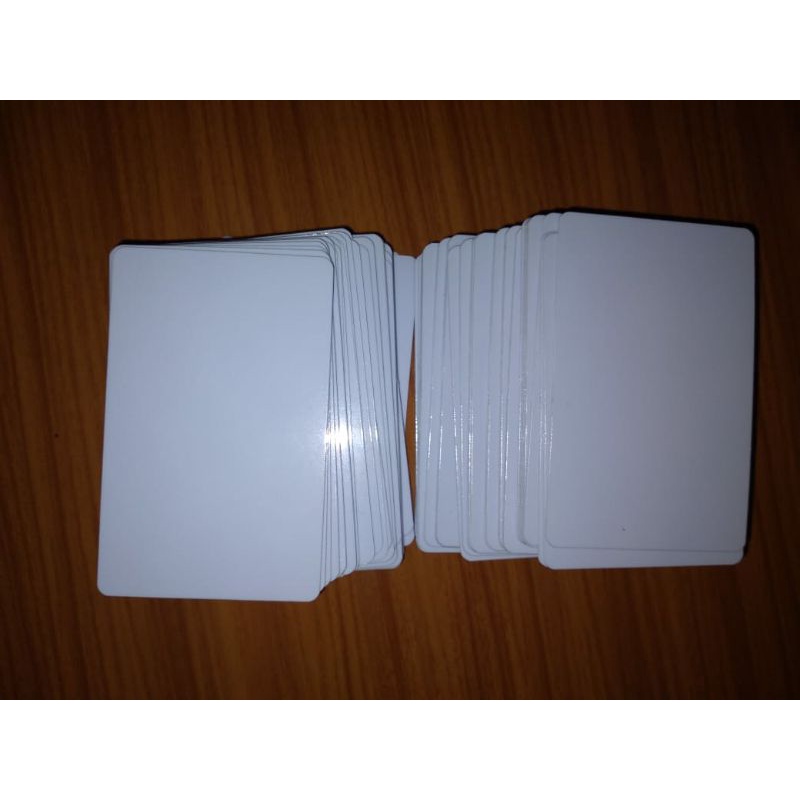 BAHAN PVC ID CARD POTONG (Tulang Tengah ID CARD, Ada Perekat)