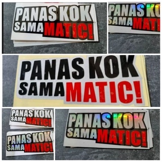 stiker motor cutting panas ko sama matic pariasi motor helm per picis bisa cod