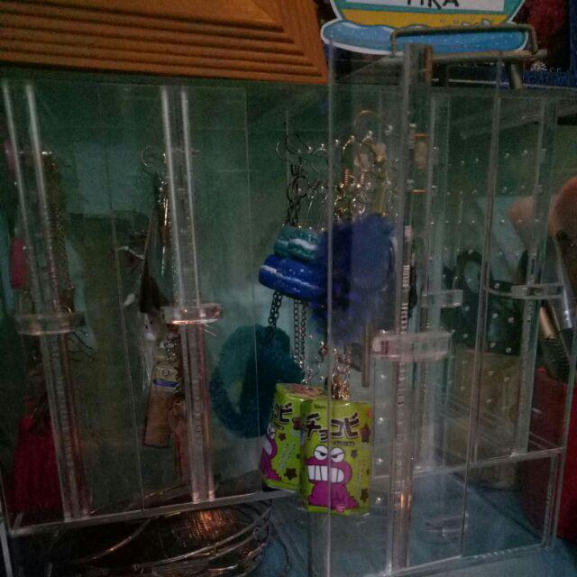 Acrylic Tempat Anting 5laci + Laci , Akrilik Jawerly Organizer 5slot