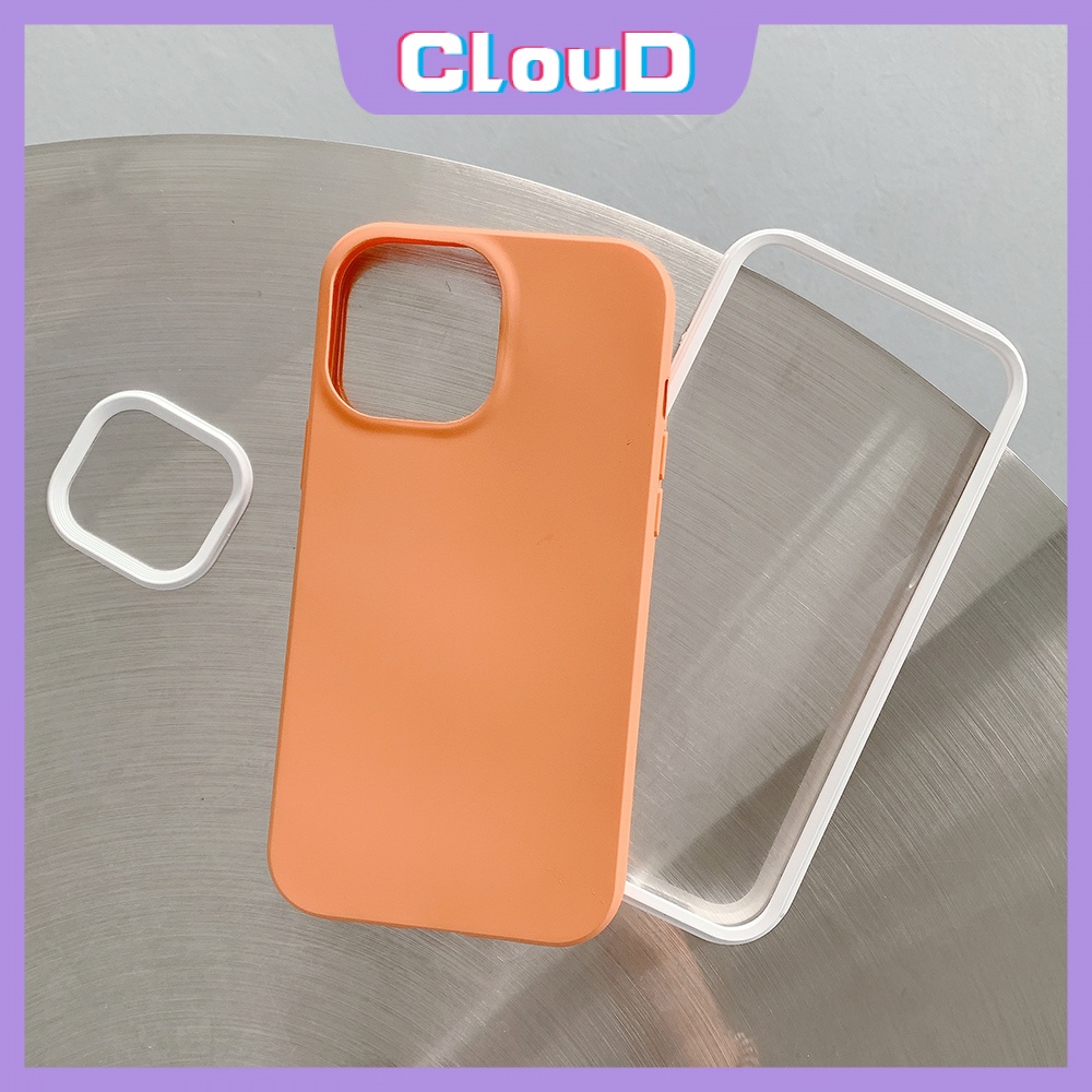 Soft Case Pelindung Lensa 3 in 1 Bahan Silikon Warna Permen Untuk IPhone 13 11 12 Pro Max XR 7plus 8plus XS X 7 8 6 6S