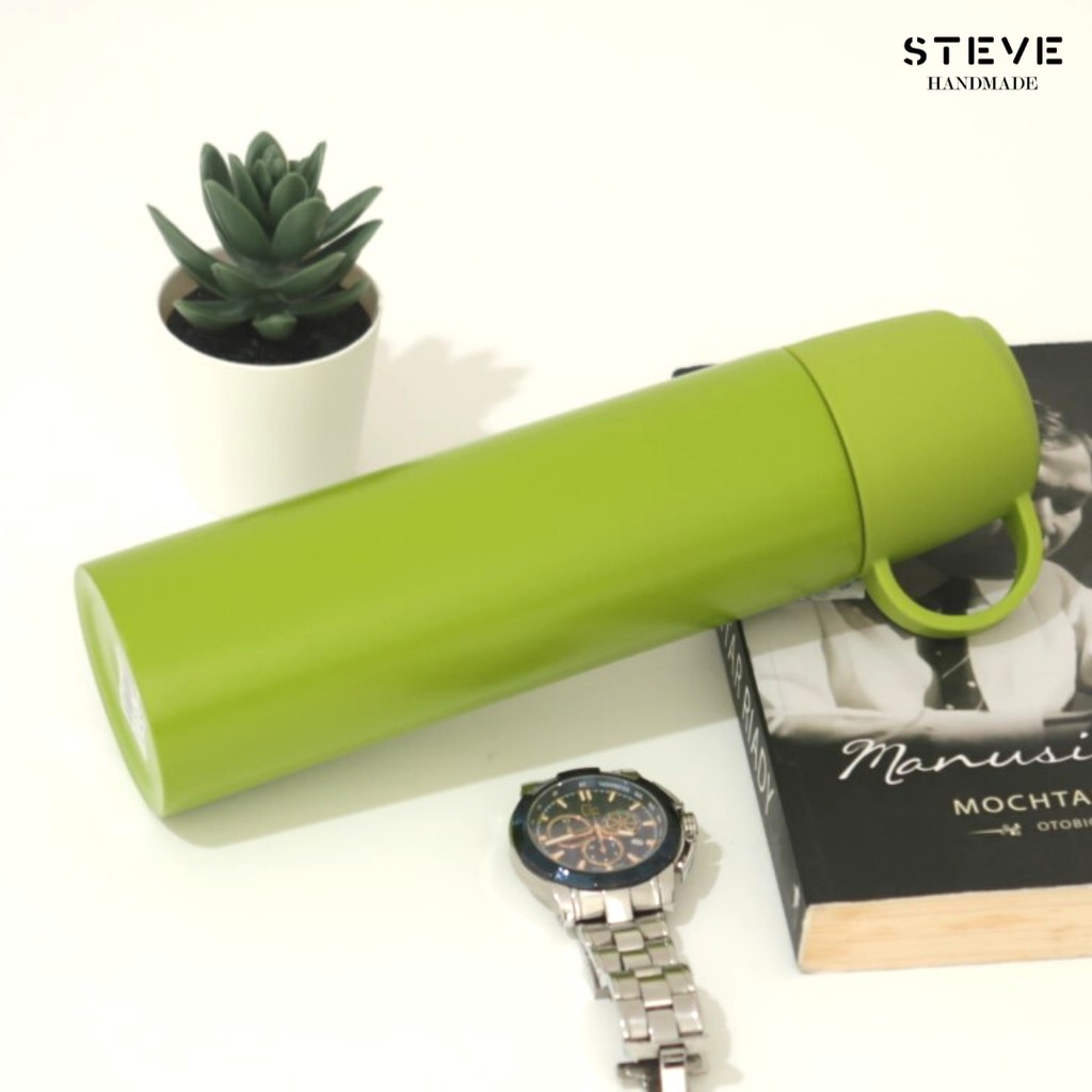 Botol minum stainless termos vacuum tumbler travel mug  TM0667 Green