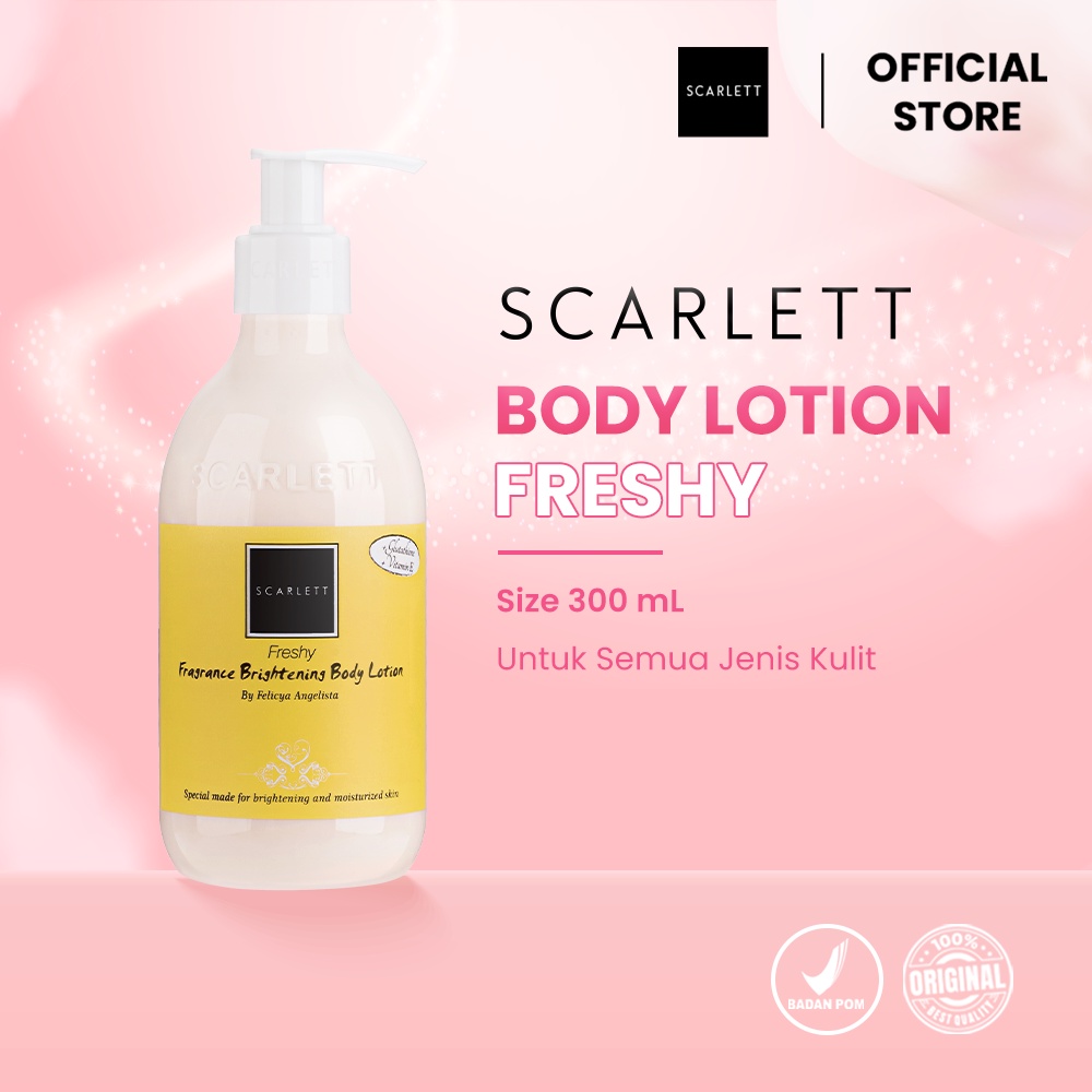 Scarlett Whitening Body Lotion Freshy