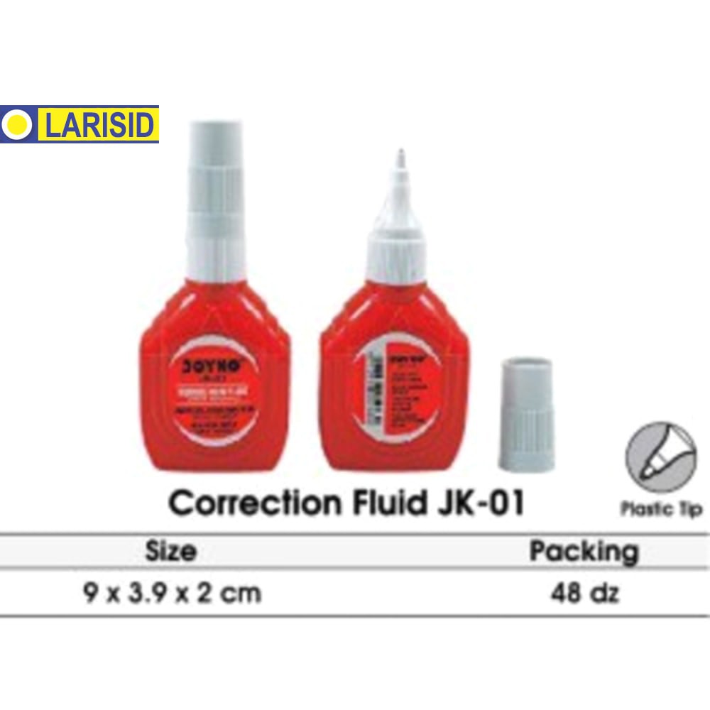 

CORRECTION FLUID JOYKO JK-01 - PLASTIC TIP