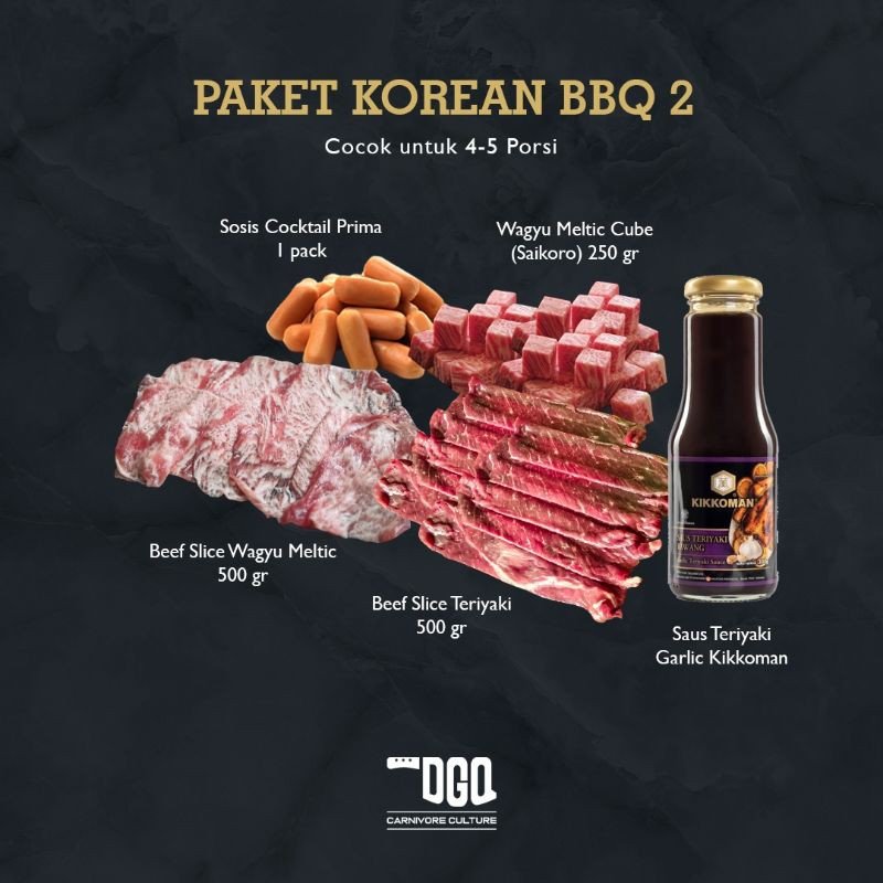

Paket Hemat Korean BBQ 2