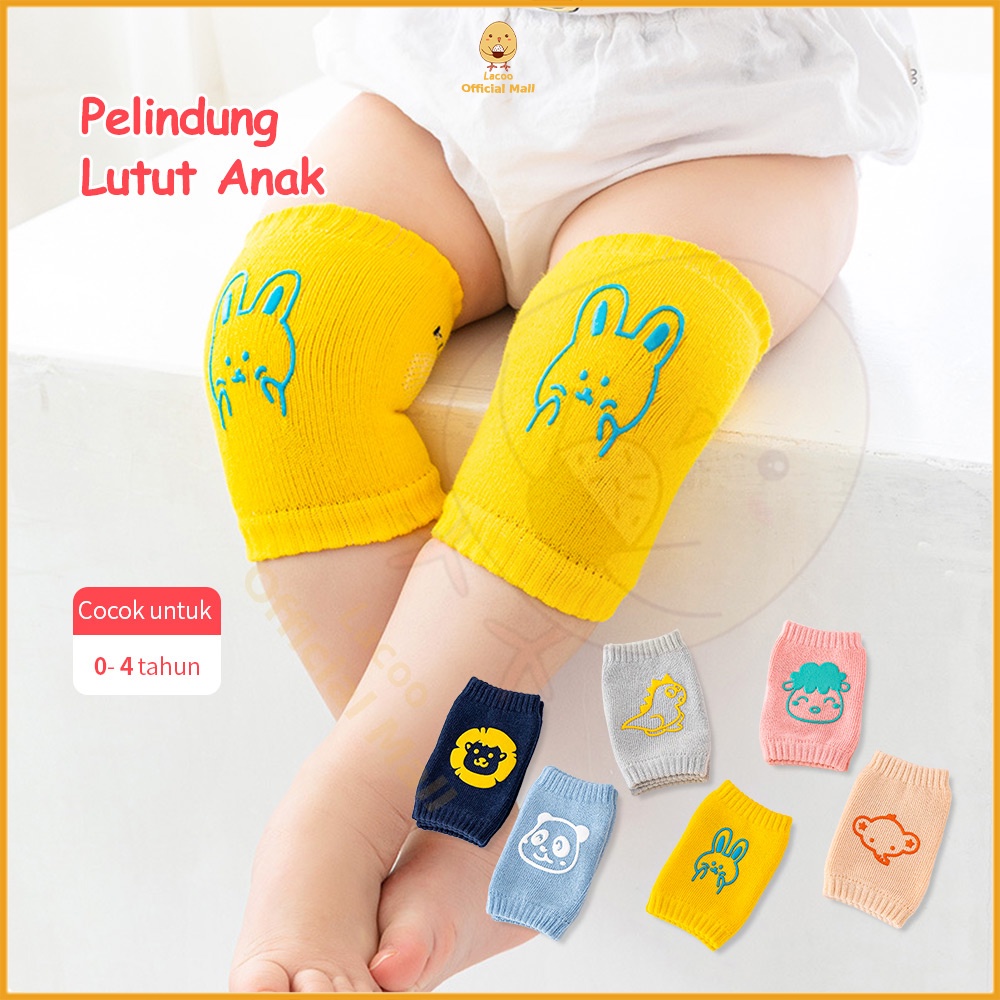 Lacoo Pelindung lutut bayi anti slip Knee protector anak Untuk 0-4 tahun