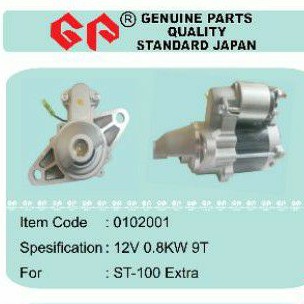 Dinamo Starter Suzuki carry st100 st-100 extra T5 12V 9T