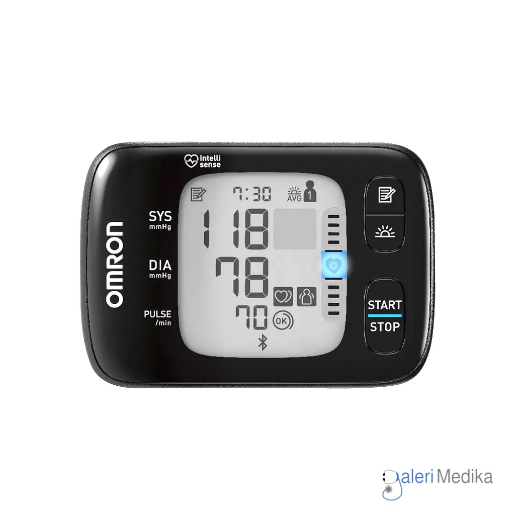 Tensimeter Digital Pergelangan Tangan Omron HEM-6232T / HEM 6232 T / HEM6232T - Omron Connected Bluetooth