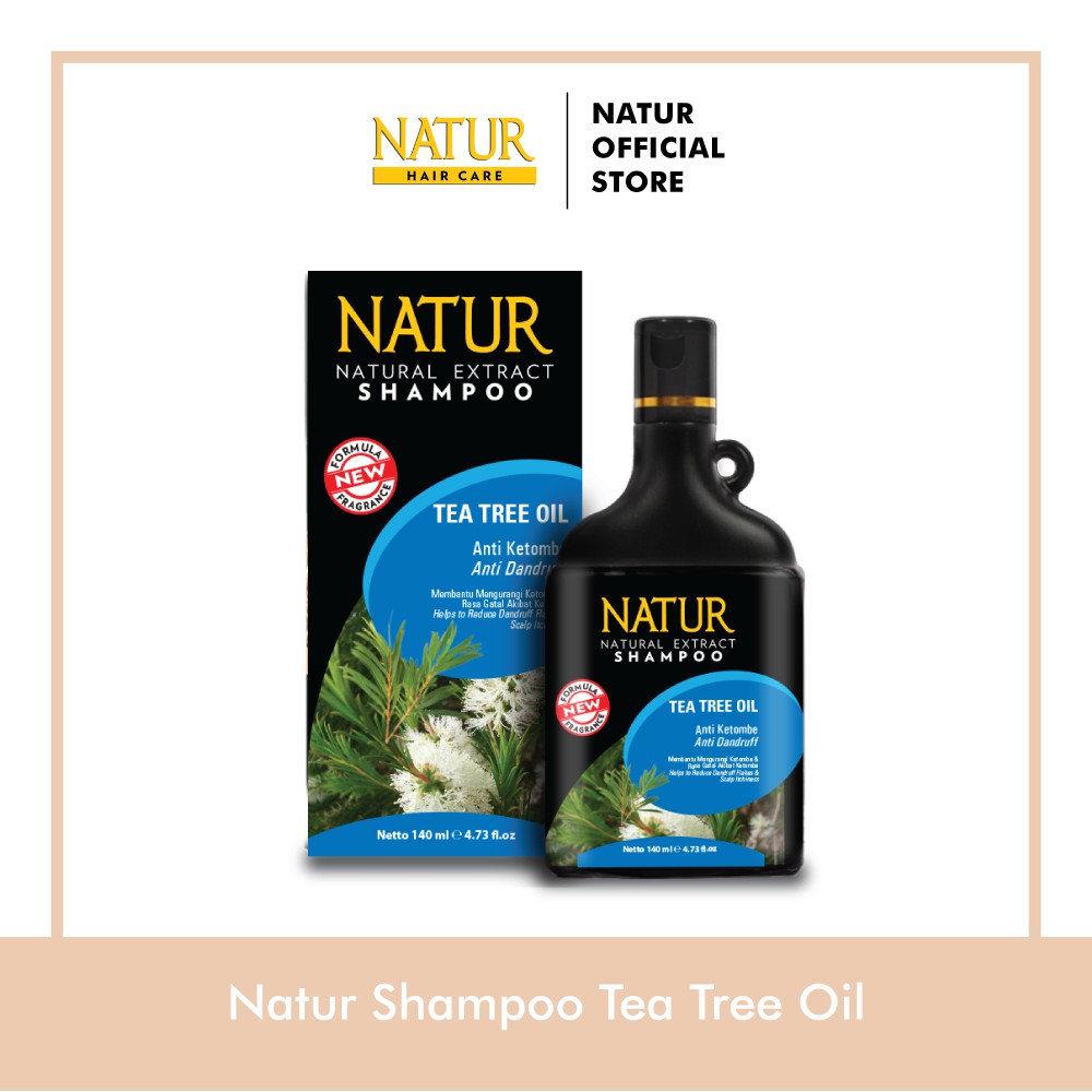 Natur Hair Shampoo Anti Dandruff  - Shampoo Perawatan Rambut Berketombe 270 ML