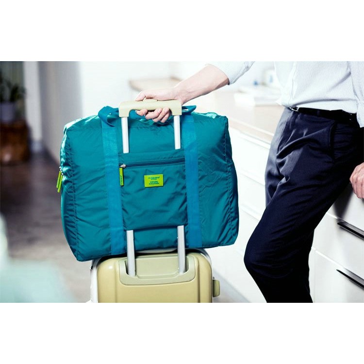 Hasil gambar untuk Foldable Travel Bag / Hand Carry Tas Lipat / Koper Bagasi Organizer