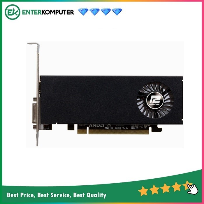 PowerColor Radeon RX 550 4GB DDR5 Red Dragon Low Profile