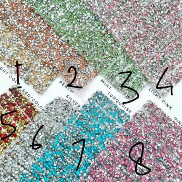 Diamond tikar/payet tikar lembaran