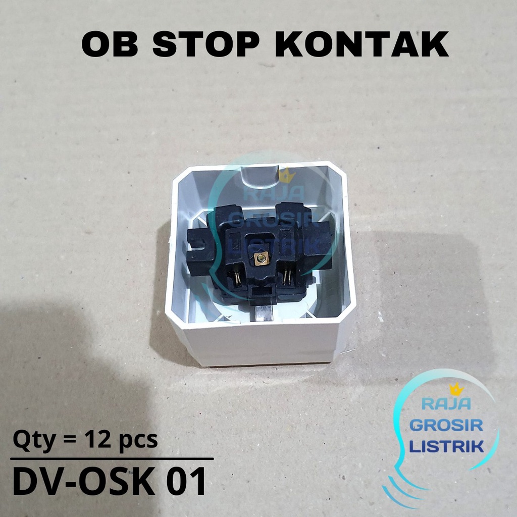 DUTRON Stop Kontak Outbow DV OSK 01 Stop Kontak Tempel Dinding OB