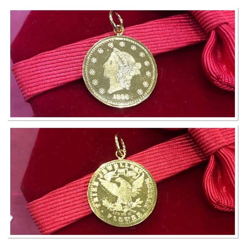 liontin koin Liberty