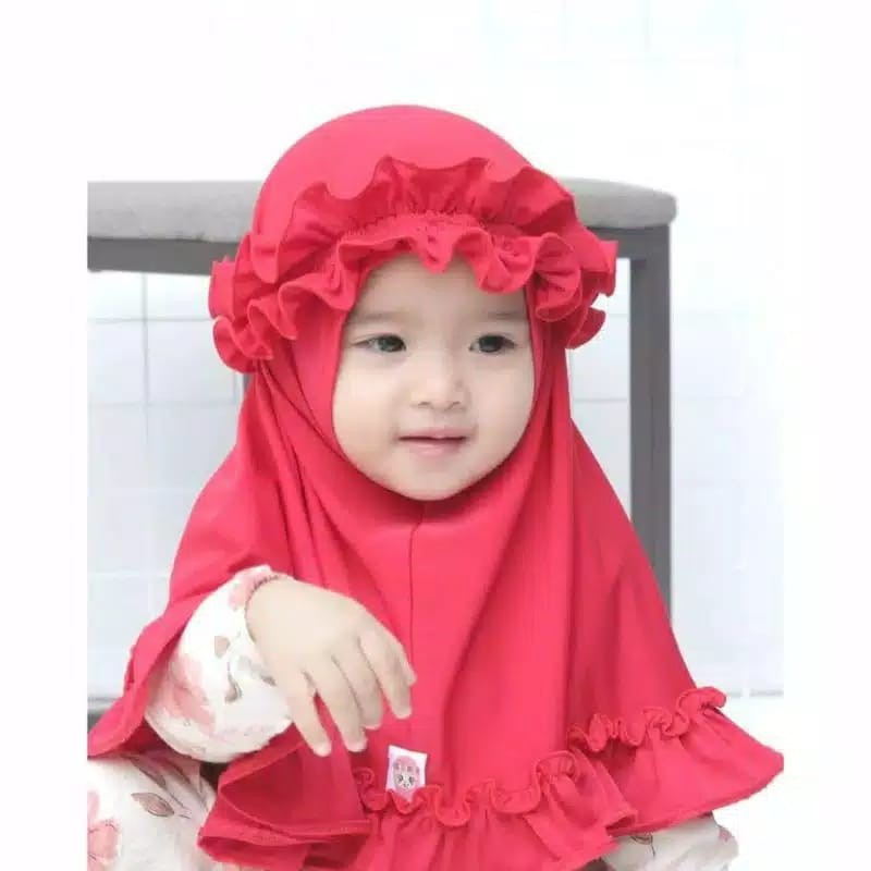 jilbab / anak / bayi / hijab /allsize 0-3 tahun/ BABY KRIWIL RAINA