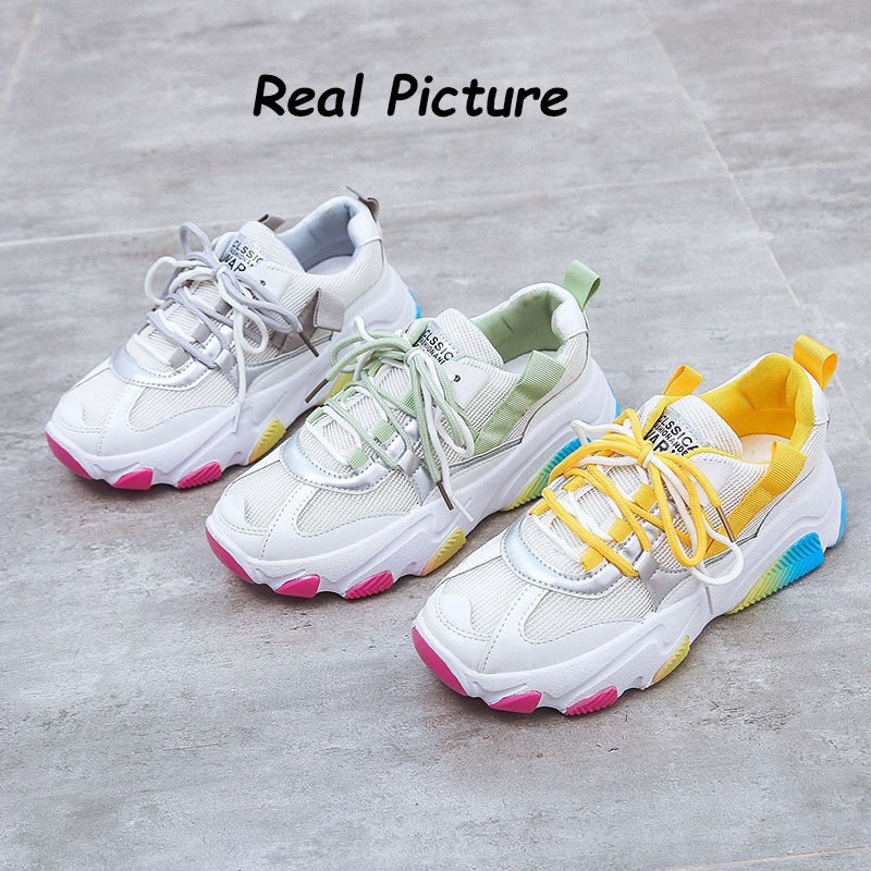 Sepatu Sneakers Wanita Putih Sport terbaru Sneaker Sepatu Olahraga Import Cewek Korea Fashion SP-108