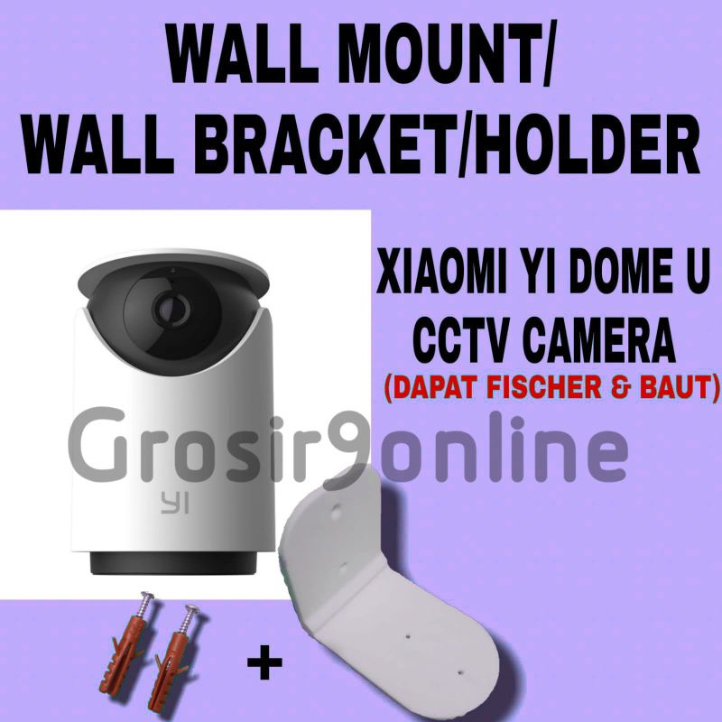 xiaomi yi dome U cctv camera wall mount bracket holder