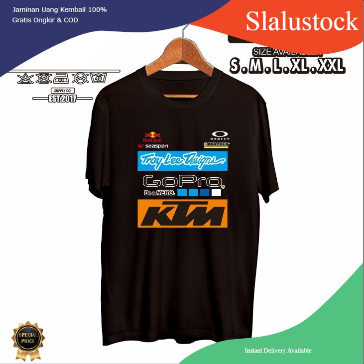 Kaos Baju Red Bull Karcher Racing Otomotif Sponsor Motor - Distoku