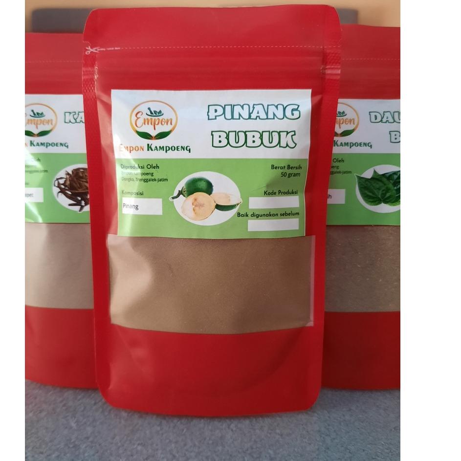 

ョ Buah Pinang Jambe Bubuk Serbuk Asli Alami Murni ミ