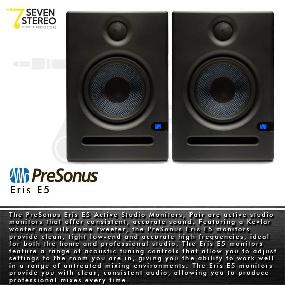 PreSonus Eris E5 XT Studio Speaker Monitor