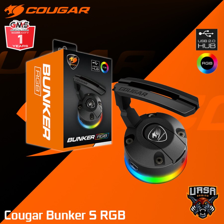 Mouse Bungee Cougar Bunker RGB | USB 2.0 | Cable Management Device