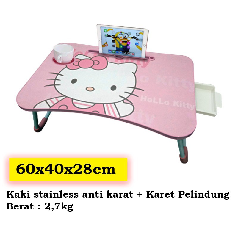 Satu7an MJB01 MEJA LIPAT KARAKTER MEJA LIPAT BELAJAR MEJA LIPAT PORTABLE MEJA ANAK COD IMPORT