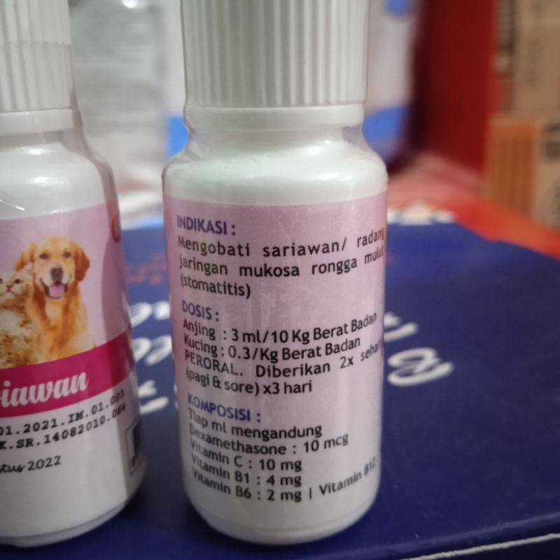 K&amp;J sariawan 10ml / Obat sariawan kucing dan Anjing / obat tetes hewan