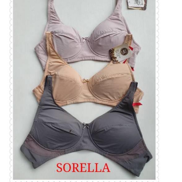 ○ BRA SORELLA-36c,36d,38c,38d,40c,40d (tanpa kawat)-540 ۞