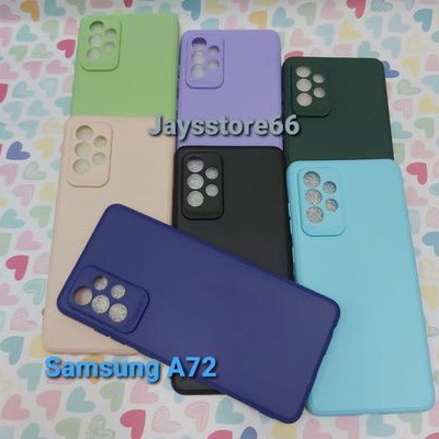 Case TPU Macaroon Warna Warni Samsung A72