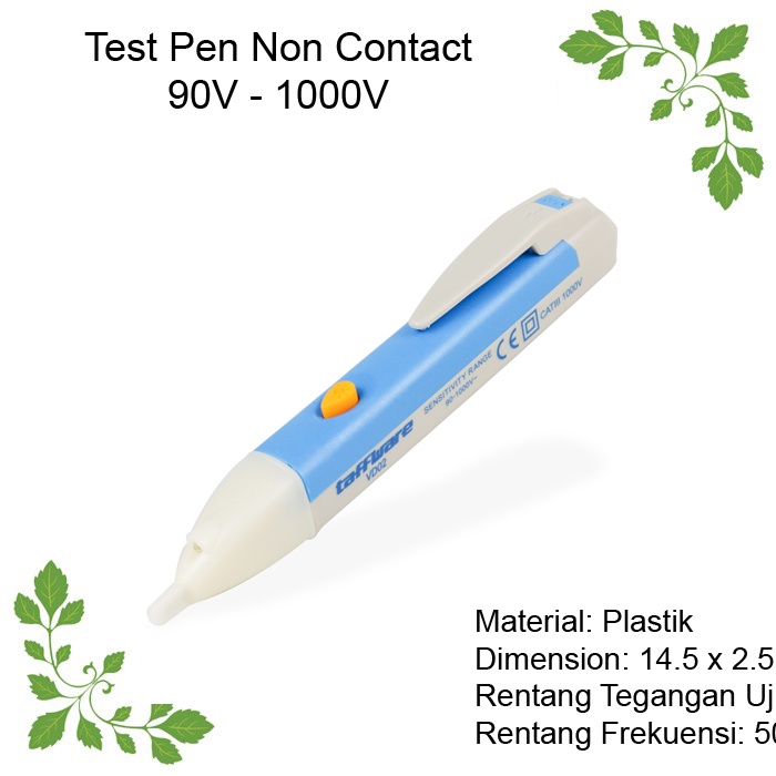 Test Pen Non-contact AC Voltage Alert Detector 90V-1000V Taffware VD02