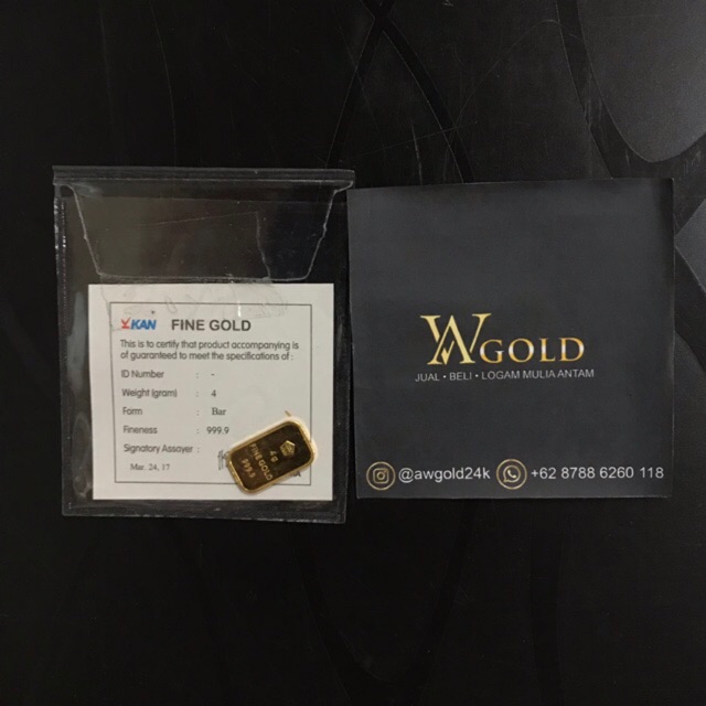 Antam Logam Mulia Emas Batangan 4 Gram Portrait