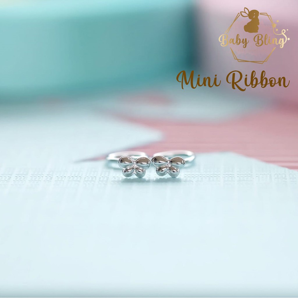 Anting Bayi &amp; Dewasa Baby Bling - Model Mini Ribbon