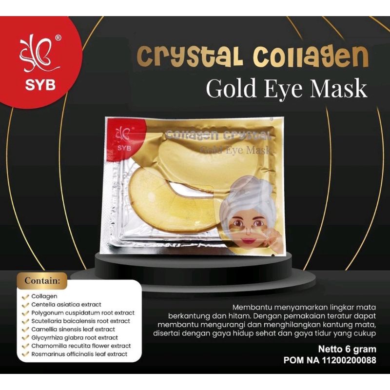 COLLAGEN CRYSTAL GOLD EYE MASK