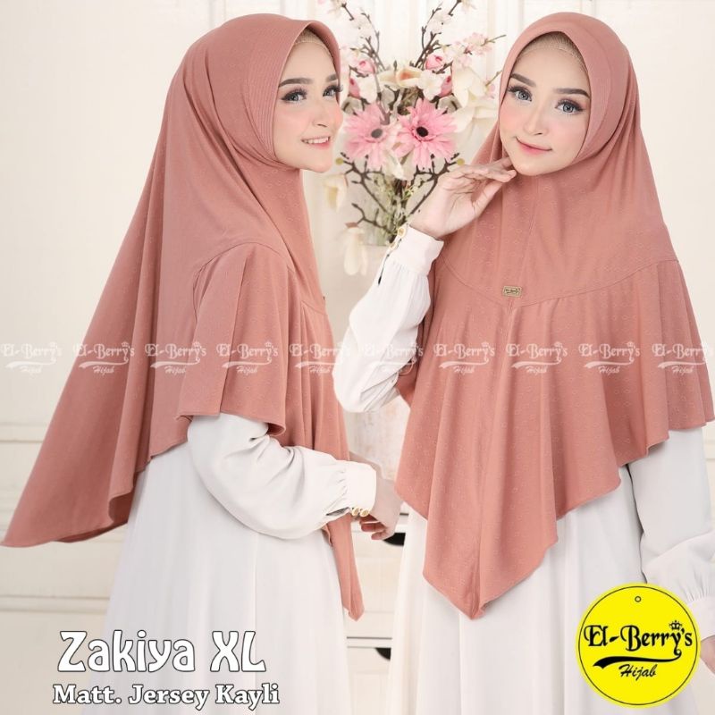 jilbab instan Zakiya XL  by El-berrys hijab
