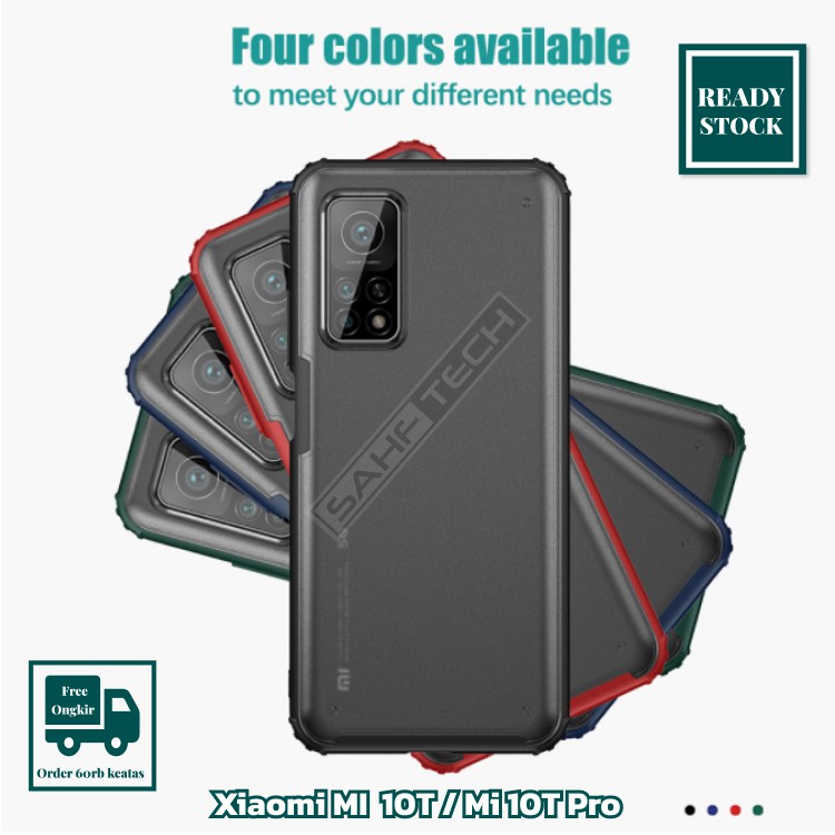 Xiaomi MI 10T / MI 10T Pro Hard Soft Case Casing Frosted Tritone Series Shockproof Original