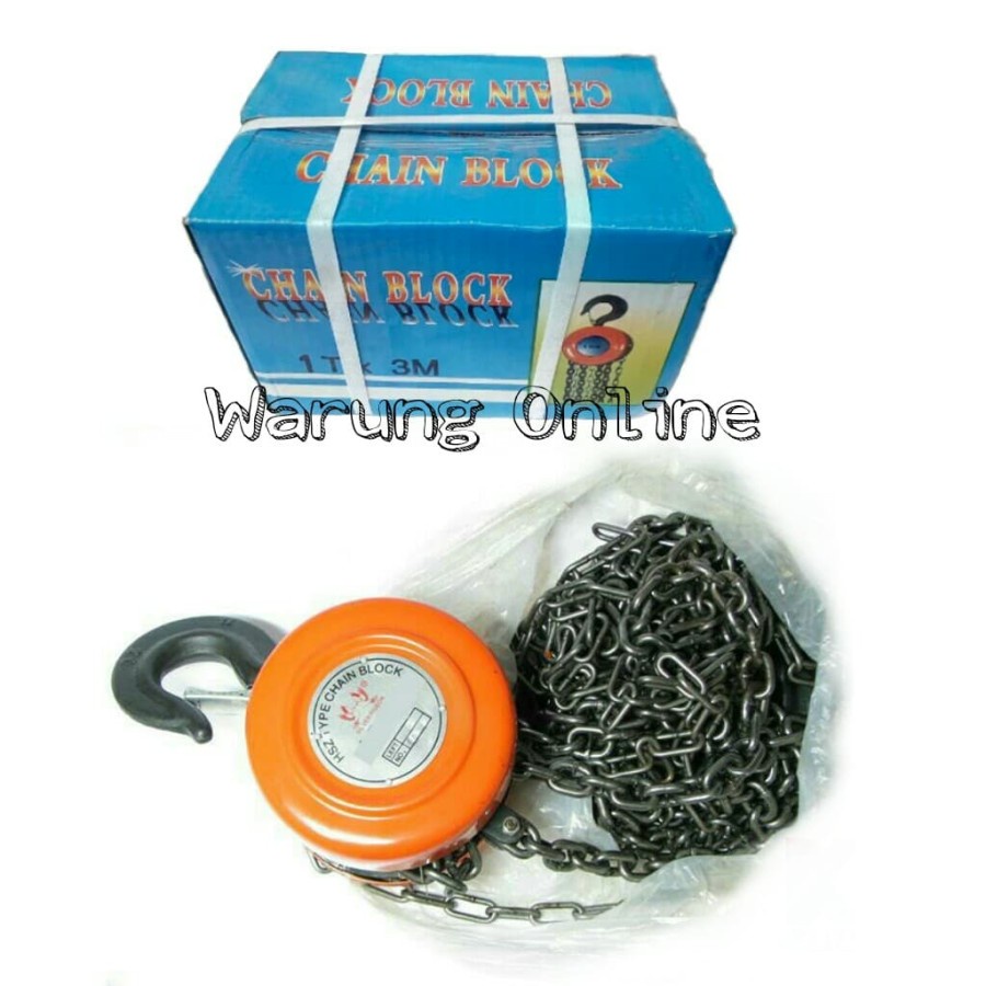 Chain block/takel 1ton x 3 meter