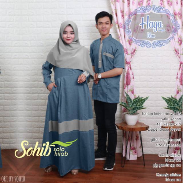 Haya Couple by Sohib Solo Hijab