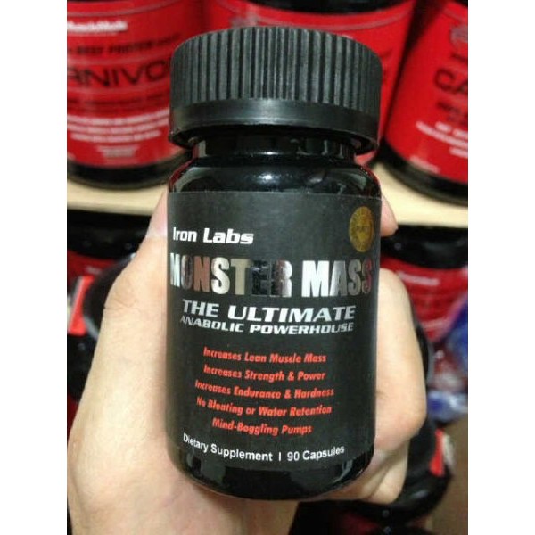 Super Hot Monster Mass Monstermass 90Caps Iron Labs Baru