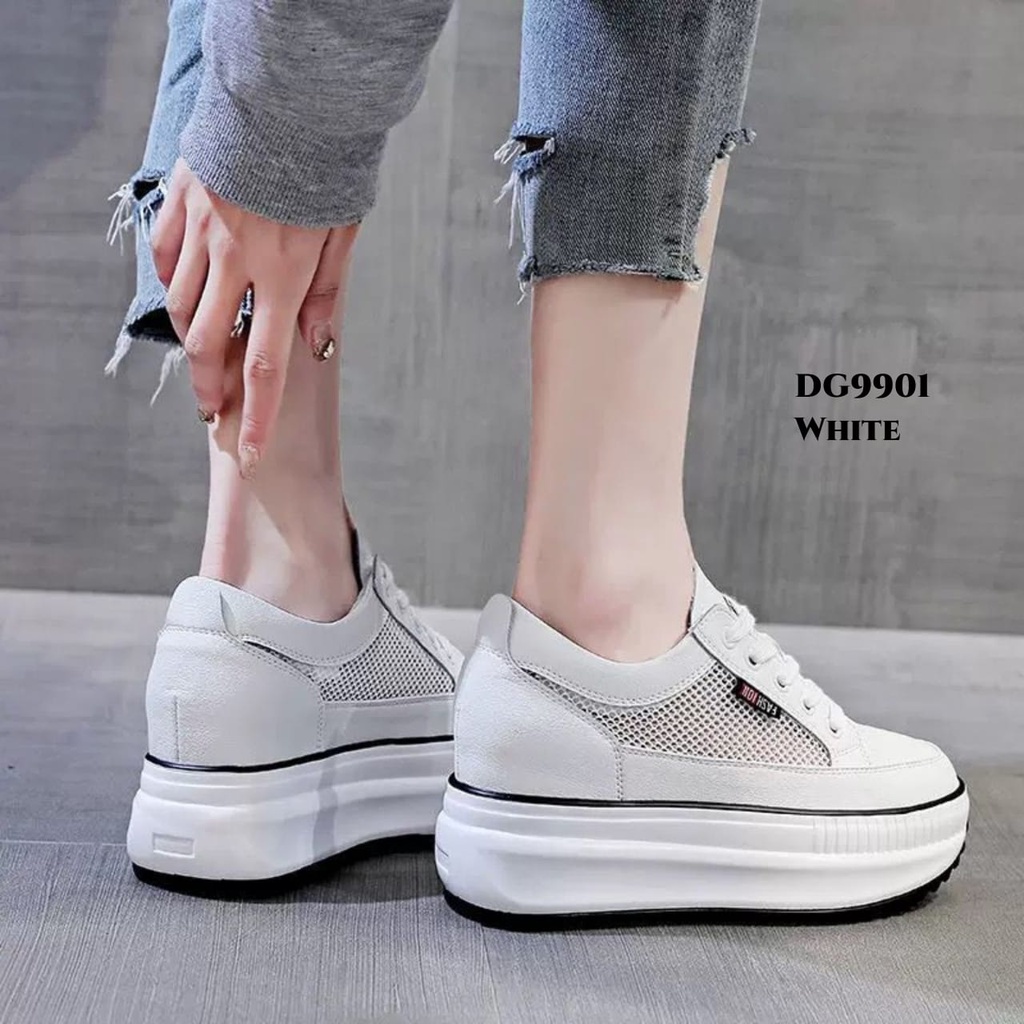 RESTOCK WYN SNEAKERS HIGH WEDGES FASHION KOREA DG9901